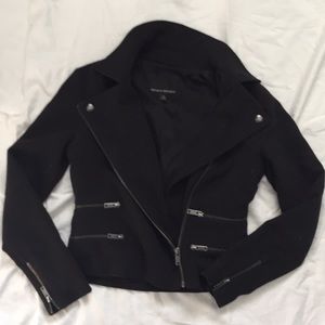 Banana Republic black zippered jacket size 0